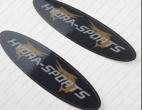 Hydra-Sports Boat Logo Oval Decals Set of 2 x 6"